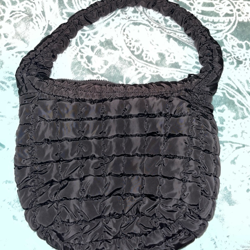Urban Expressions Puffy Black Quilted Women's Bag